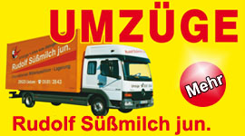 Rudolf Süßmilch jun. - Umzüge